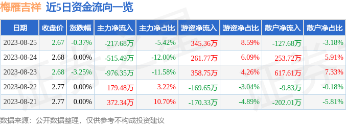 梅雁吉祥股票行情深度解析与观点阐述